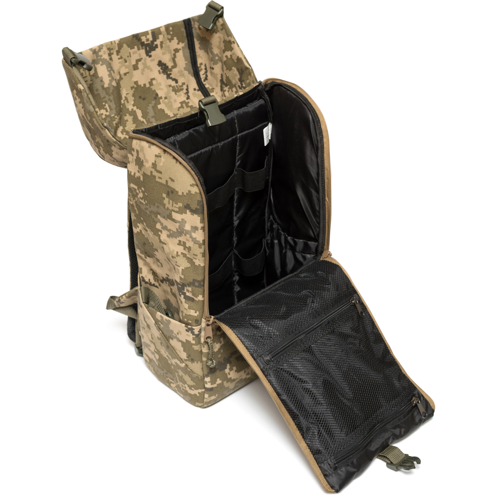 Рюкзак туристический Vinga Travel Medical backpack, Cordura1000D, Pixel (VTMBPCP) изображение 8