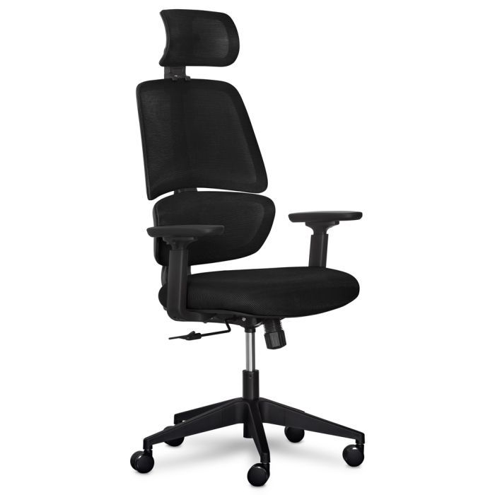 Офісне крісло Mealux Leo Air Black (Y-543 KB) зображення 3