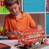 Пазл Cubic Fun Трехмерная головоломка-конструктор City Line Лондонский автобус с LED подсветкой (L538h) изображение 5