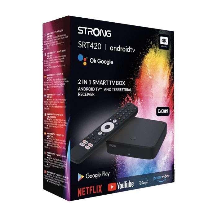 Медиаплеер Strong SRT 420 Android TV і ефірний приймач в одному пристрої (SRT 420) изображение 7