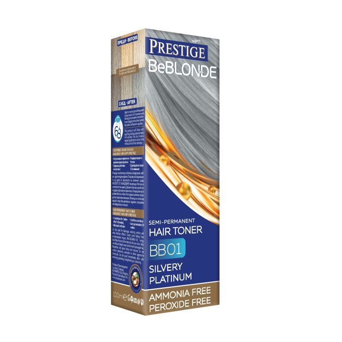 Оттеночный бальзам Vip's Prestige BeBlond BB01 - Серебряно-платиновый 100 мл (3800010507493)