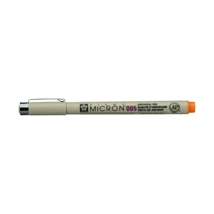 Лайнер Sakura Pigma Micron (0.05) 0,2мм Оранжевый (084511351806)