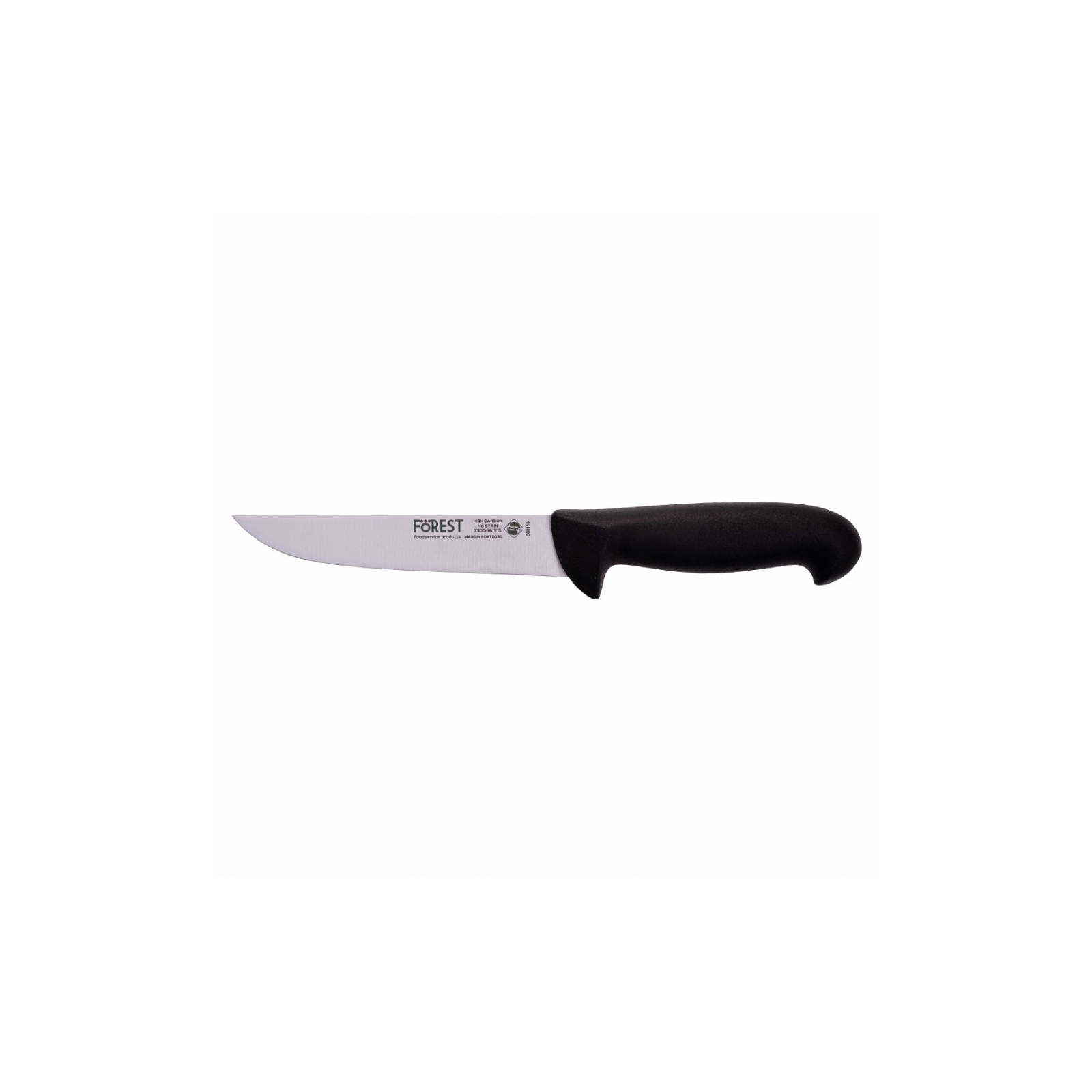 Кухонный нож FoREST м'ясника напівгнучкий 150 мм Чорний (363115)