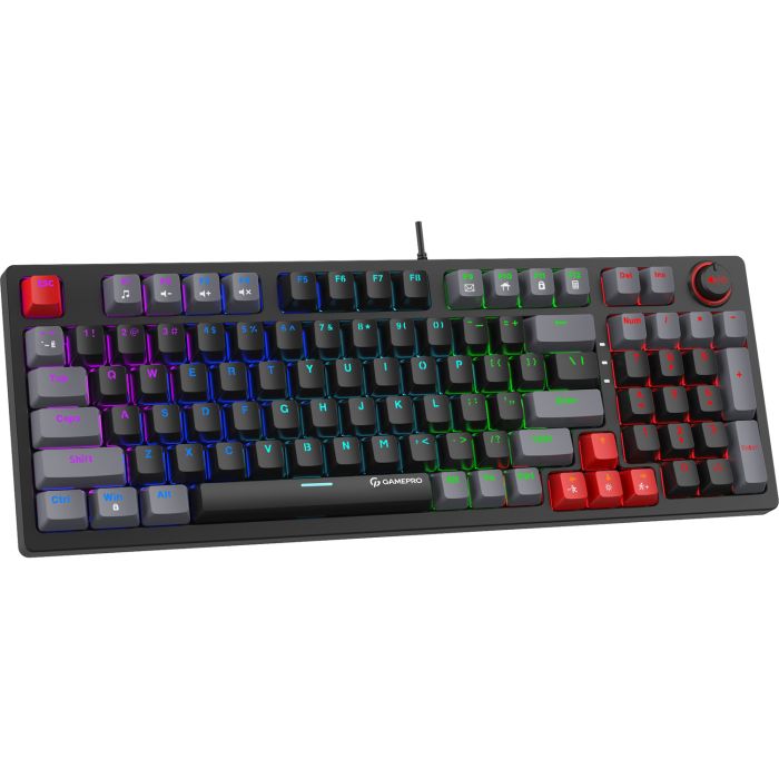Клавіатура GamePro MK120B LED Blue Switches USB Black (MK120B) зображення 2