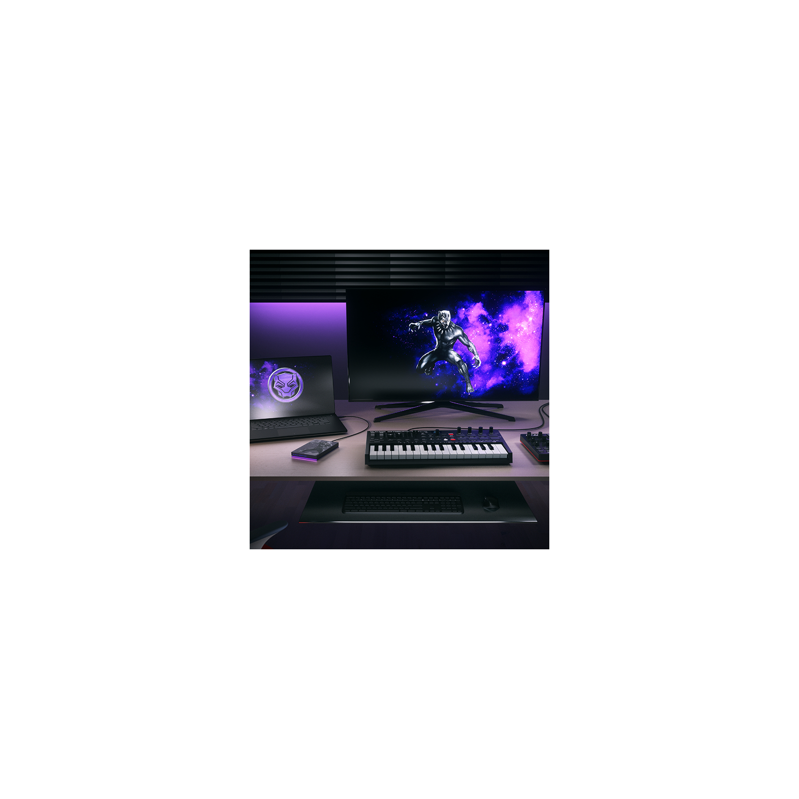 Зовнішній жорсткий диск 2.5" 2TB Black Panther FireCuda Gaming Drive Seagate (STLX2000401) зображення 4