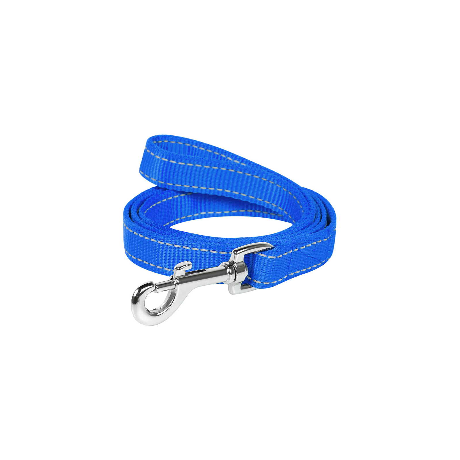 Повідок для собак Dog Extreme з нейлону подвійний Ш 20 мм Д 122 см блакитний (42982) зображення 2