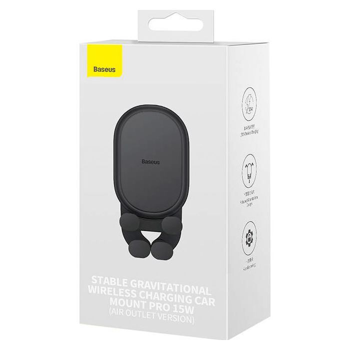Универсальный автодержатель Baseus Wireless Charge Pro 15W (SUWX030001) изображение 8