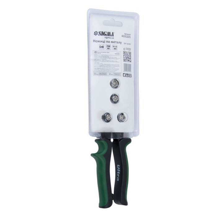 Ножницы по металлу Sigma правые 250мм CrV (4331221) изображение 4