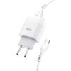Зарядний пристрій HOCO C72A Glorious single port charger set(Type-C) White (6931474713018) зображення 4