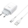 Зарядний пристрій HOCO C72A Glorious single port charger set(Type-C) White (6931474713018) зображення 5