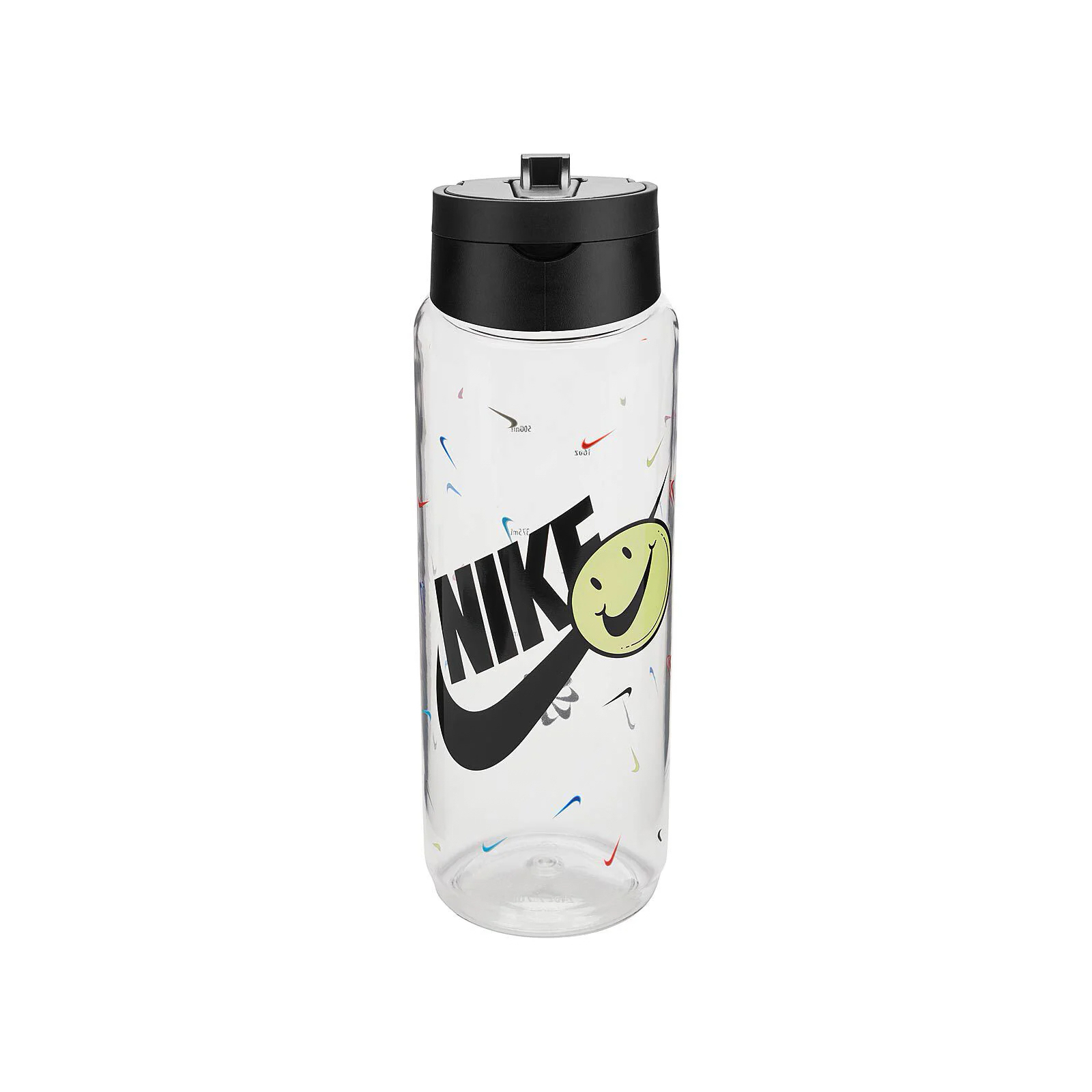 Пляшка для води Nike TR Renew Recharge Straw Bottle 24 OZ грфічний прозорий, чорний 709 мл N.100.7643.968.24 (887791742452)
