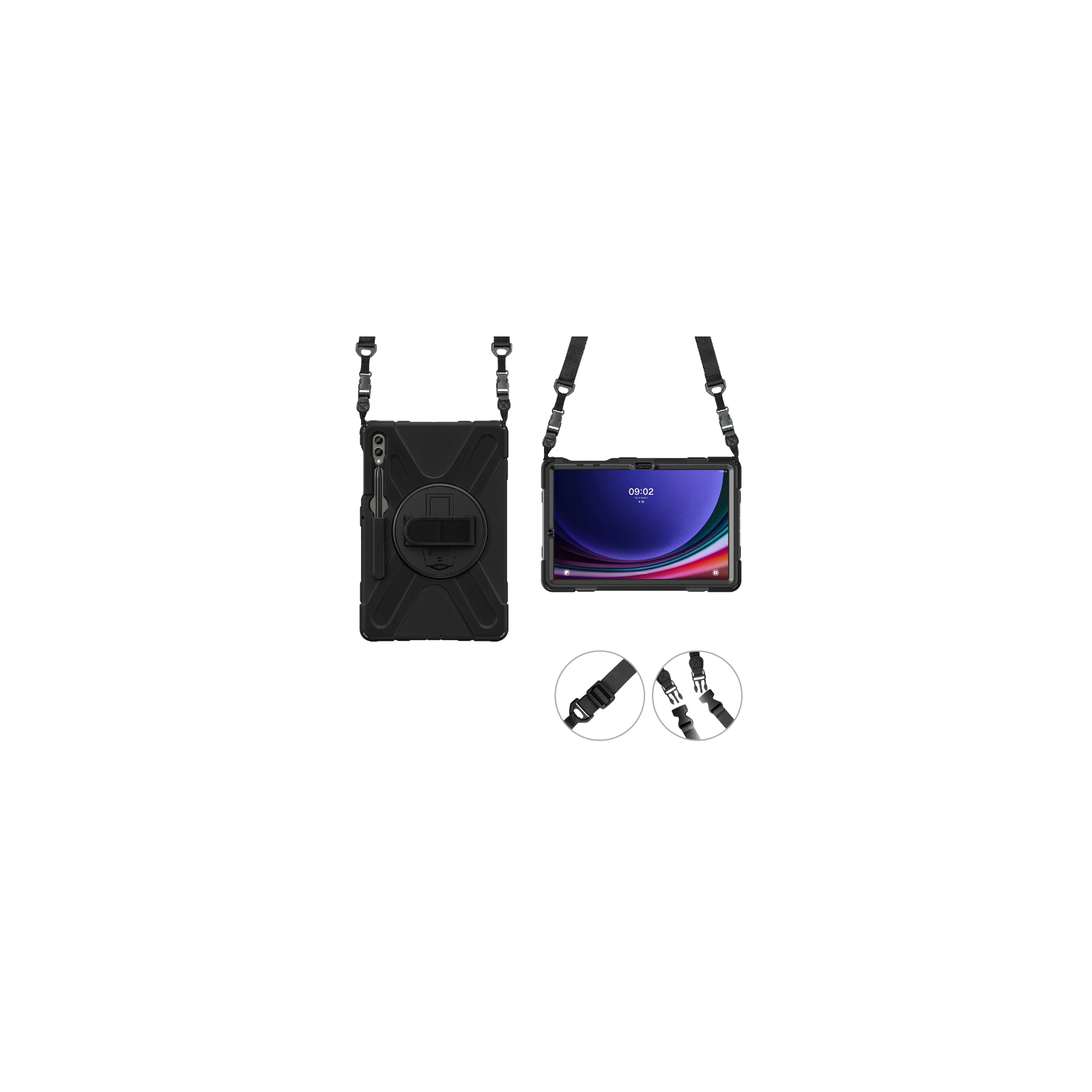 Чохол до планшета BeCover Heavy Duty Case Samsung Galaxy Tab S9 Plus (SM-X810/SM-X816)/S9 FE Plus (SM-X610/SM-X616) 12.4" (710445) зображення 4