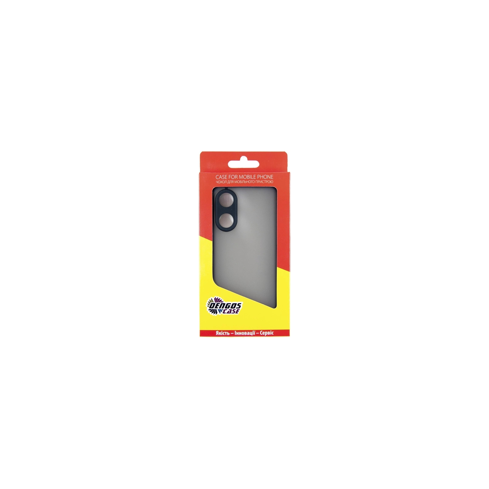 Чохол до мобільного телефона Dengos Kit for OPPO Reno 8T case + glass (Black) (DG-KM-33) зображення 4