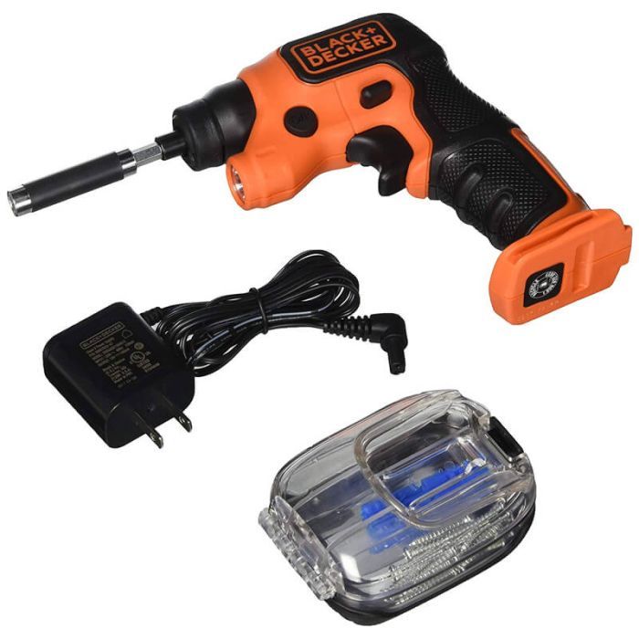 Викрутка акумуляторна Black&Decker 3.6 Li-Ion, 180 об/хв, реверс, підсвічування, 0.4 кг (BDCSFS30C) зображення 2