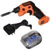 Викрутка акумуляторна Black&Decker 3.6 Li-Ion, 180 об/хв, реверс, підсвічування, 0.4 кг (BDCSFS30C) зображення 2