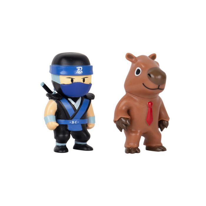 Фигурка Stumble Guys набор коллекционных - Ниндзя Кай и Капибара (SG2015-9) изображение 3