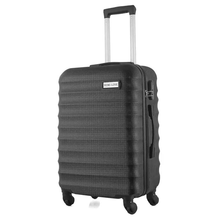 Чемодан Semi Line 24" (M) Black (T5634-2) (DAS302597)