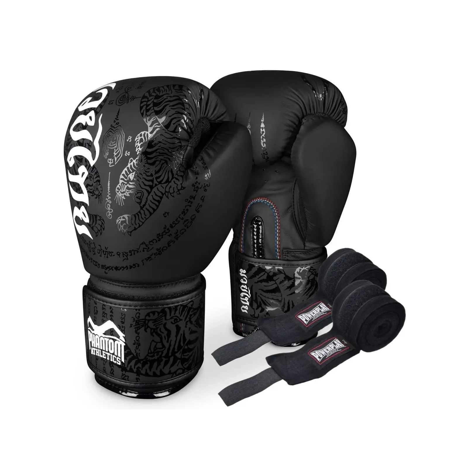 Боксерські рукавички Phantom Muay Thai Black 10oz (PHBG2329-10)