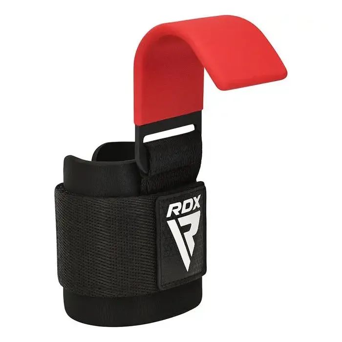 Гаки для тяги на зап'ястя RDX W5 Gym Hook Strap Red Plus (WAN-W5R+) зображення 3