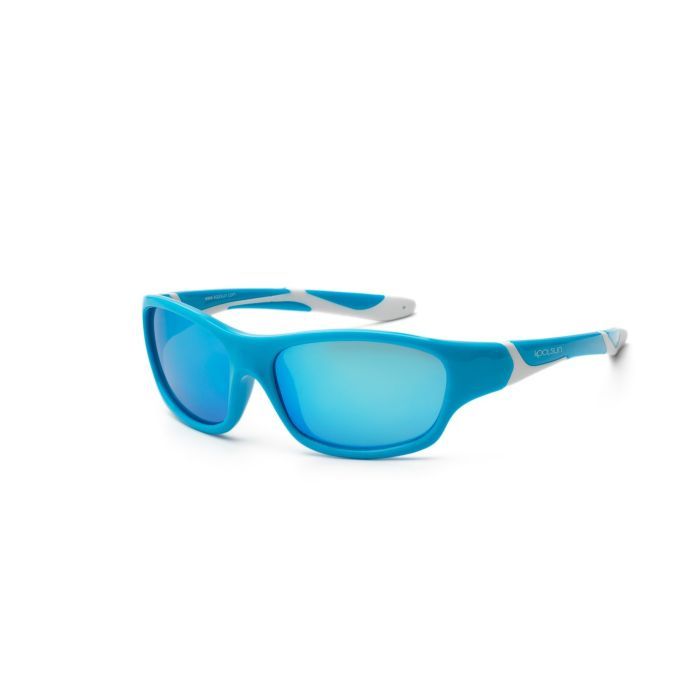 Детские солнцезащитные очки Koolsun Sport хаки 3-8 лет (KS-SPOLBR003)
