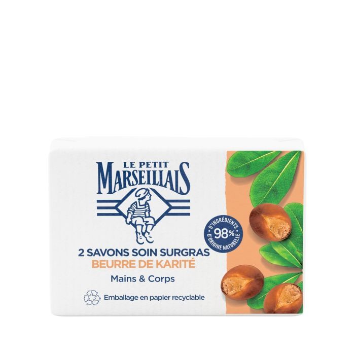Твердое мыло Le Petit Marseillais С маслом Ши 2 x 100 г (3574661681108)