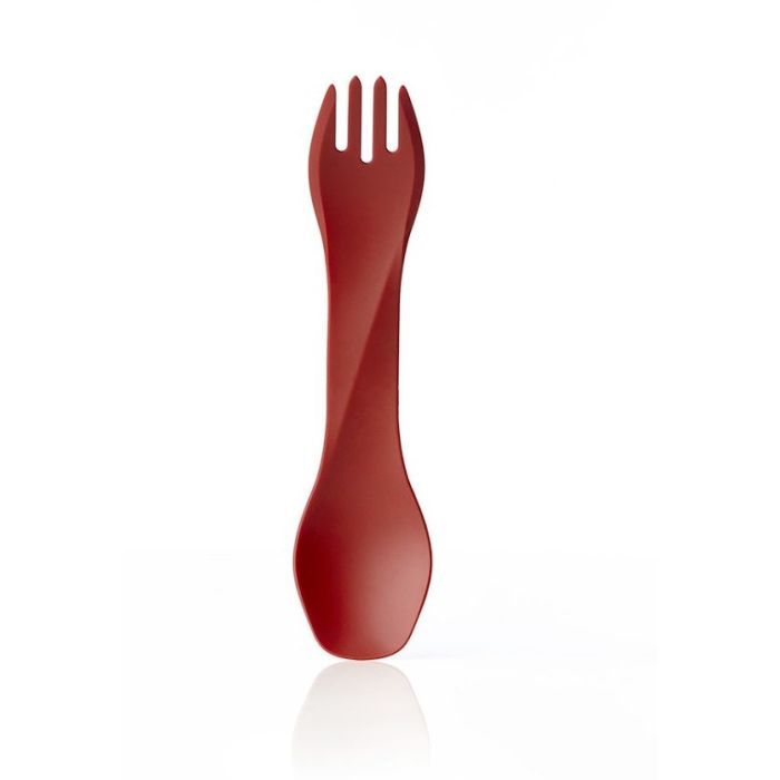 Ложка-вилка туристическая Humangear GoBites Uno red (022.0071)
