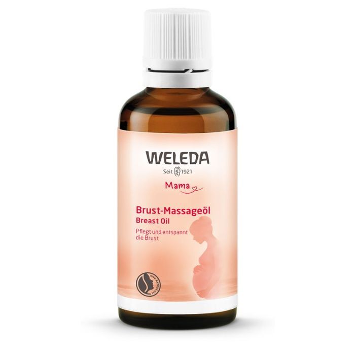 Косметика для мам Weleda Олія для грудей в період лактації 50 мл (4001638095099)