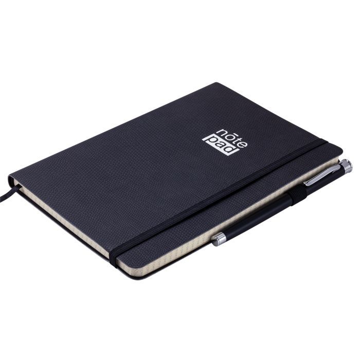 Книга записная Buromax RESPECT А5 96 листов точка, серый (BM.295308-09) изображение 2