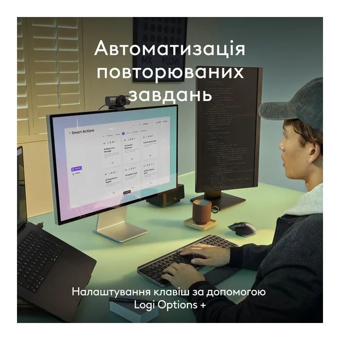 Комплект Logitech MX Keys S Combo для MAC Bluetooth/Wireles UA Space Grey (920-012845) изображение 10