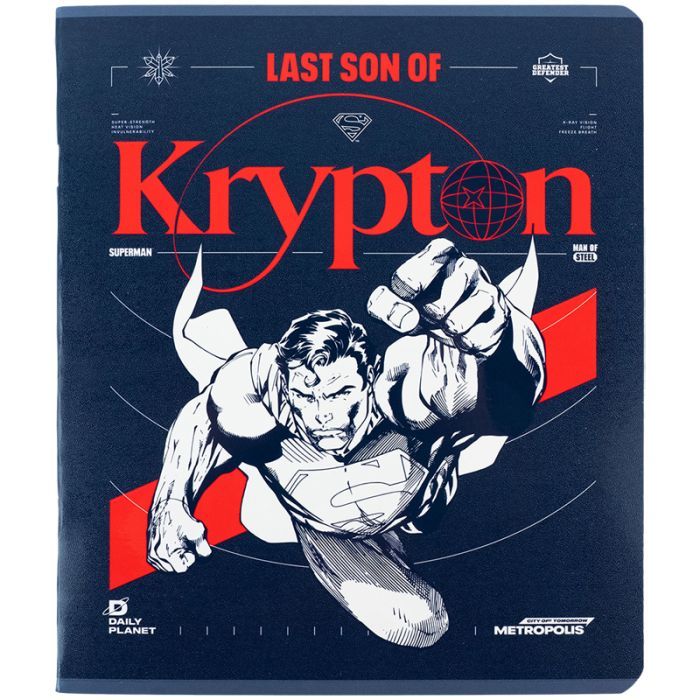 Зошит Kite DC Comics 48 аркушів, клітинка (DC24-259) зображення 3