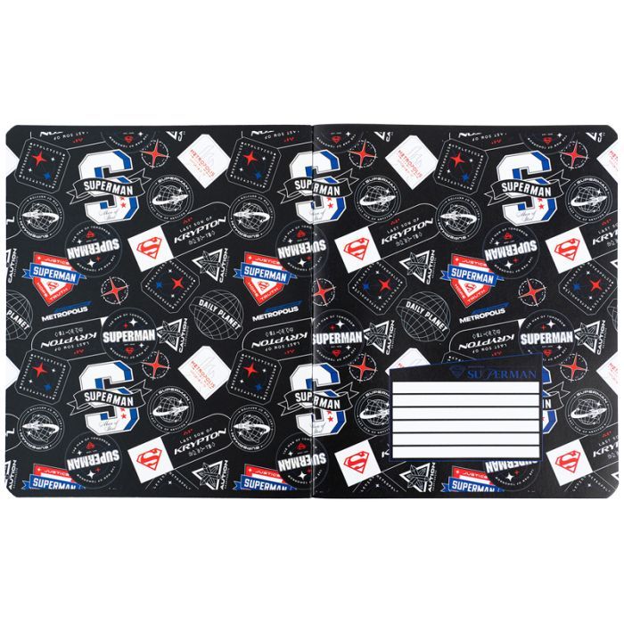 Зошит Kite DC Comics 48 аркушів, клітинка (DC24-259) зображення 4