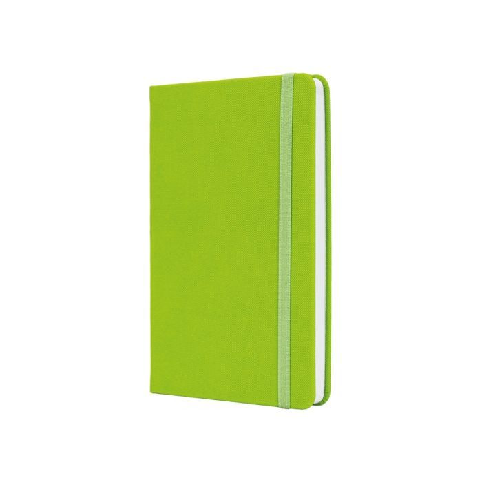 Книга записная Optima А5 SQUARE, твердая обложка, резинка, белый блок клетка, фисташковый (O27100-67)