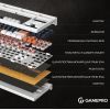 Клавиатура GamePro MK180W Hot-Swap Red Swich RGB USB UA White (MK180W) изображение 2