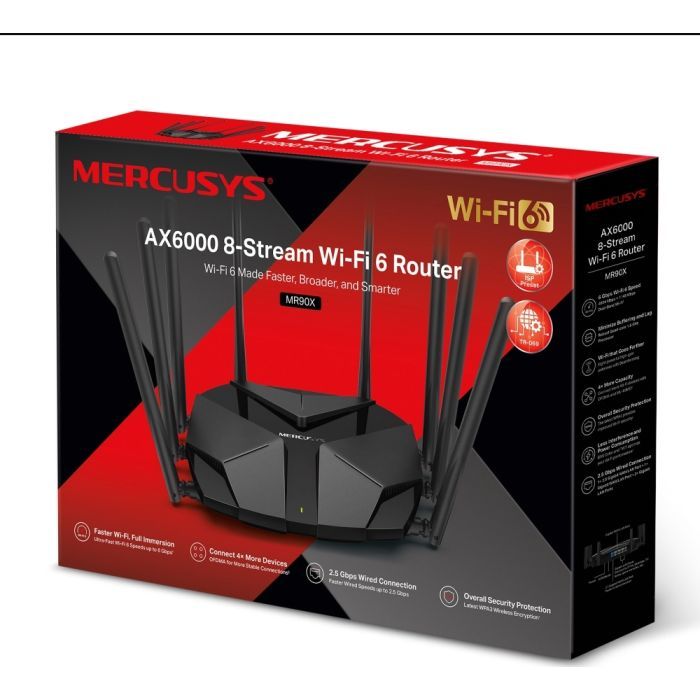 Маршрутизатор Mercusys MR90X изображение 3