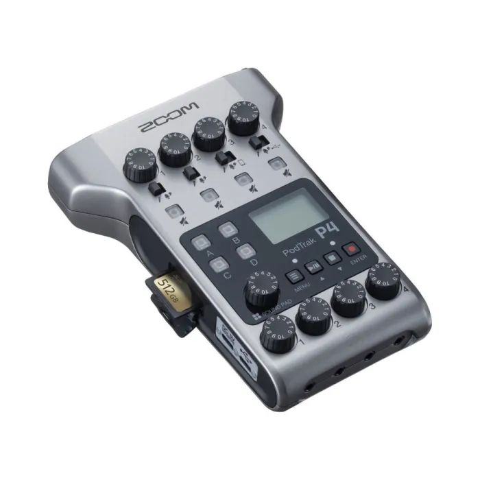 Цифровой диктофон Zoom PodTrak P4 рекордер (286994) изображение 2