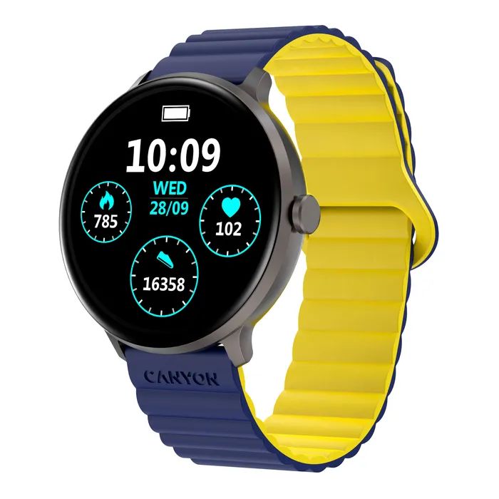Смарт-годинник Canyon Jacky SW-69 Blue Yellow (CNS-SW69BL)