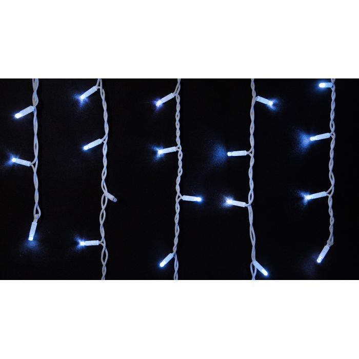 Гирлянда Delux Icicle 75LED 2x0.7m 18 flash белый/белый IP44 EN (90012951) изображение 2