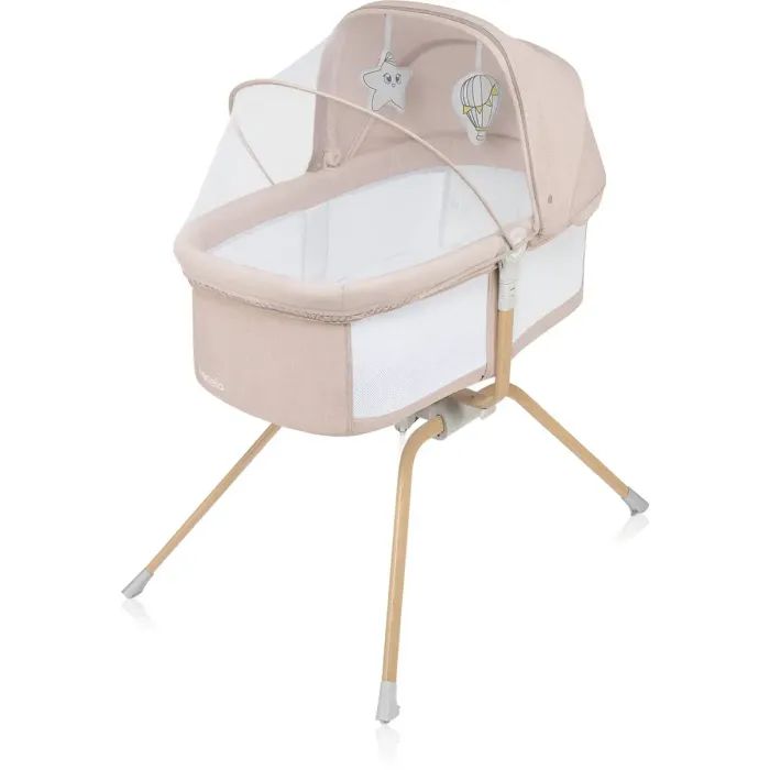 Кроватка Lionelo приставная Malin Evo BEIGE NATURAL (LO-MALIN EVO BEIGE NATURAL) изображение 3