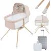 Кроватка Lionelo приставная Malin Evo BEIGE NATURAL (LO-MALIN EVO BEIGE NATURAL) изображение 9