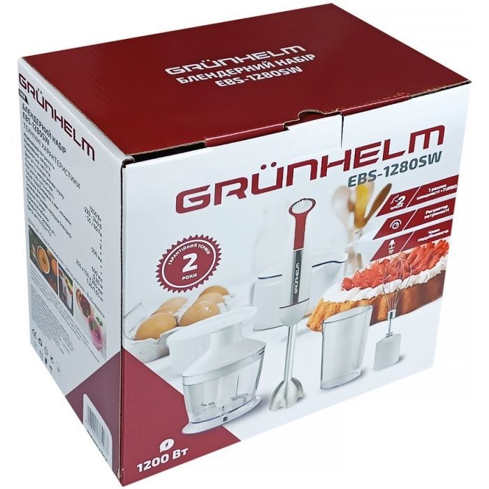 Блендер Grunhelm EBS-1280SW изображение 4