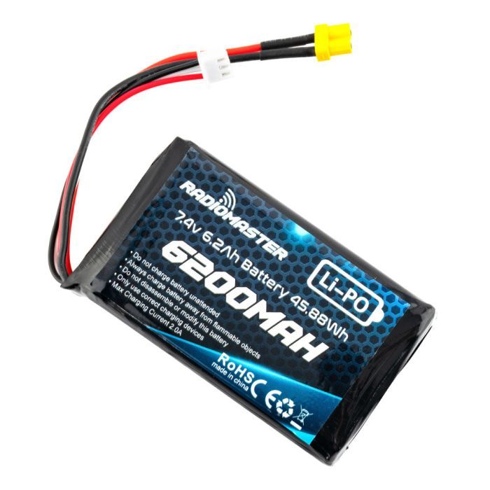 Аккумулятор для дрона RadioMaster 6200mah 2S Lipo Transmitter Battery (HP0157.BATT-6200-2S) изображение 2
