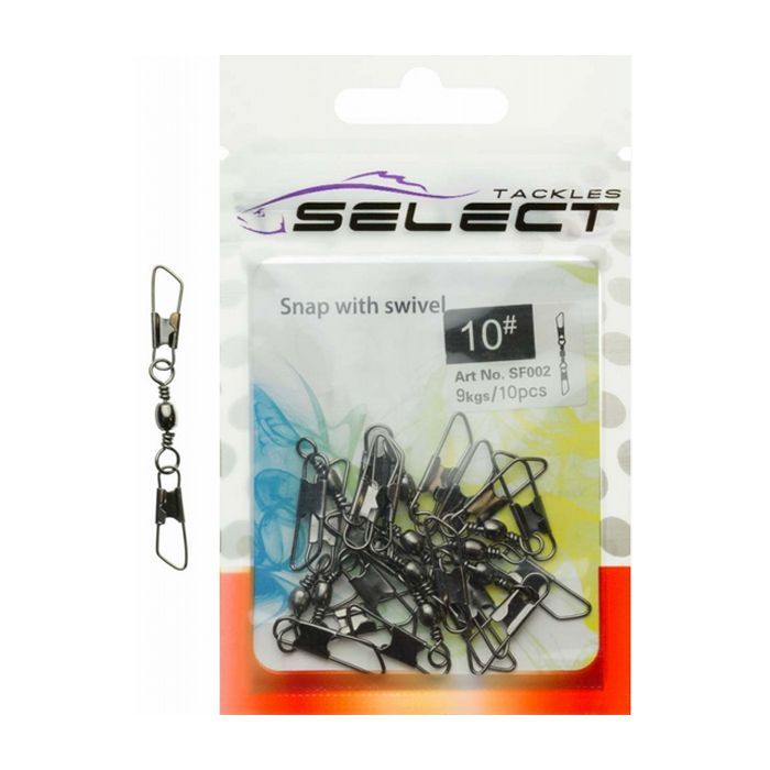 Вертлюг Select с застежкой Select SF002 size 10, 10 шт. (1870.20.93)