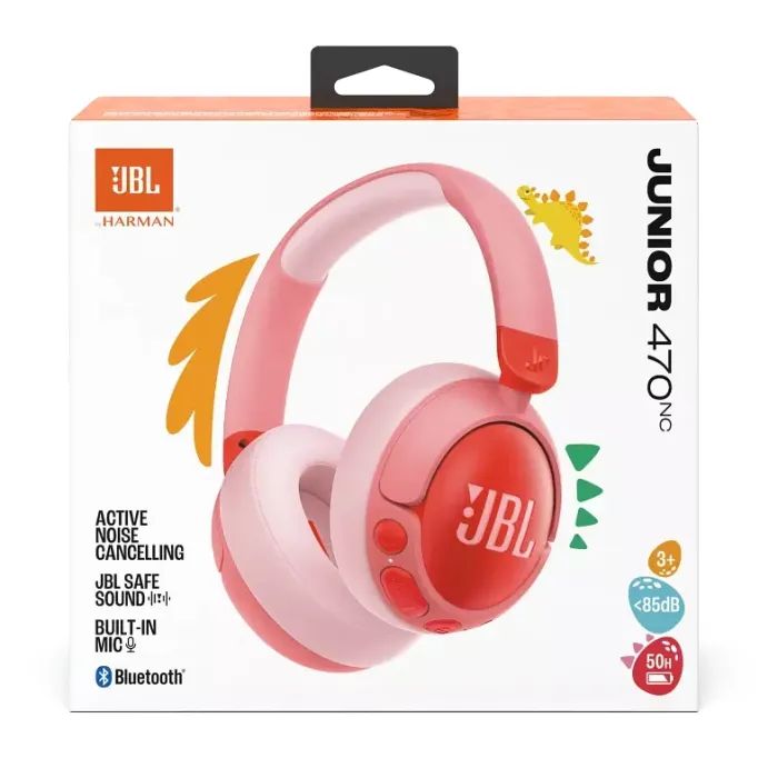 Навушники JBL JR 470 NC Pink (JBLJR470NCPIK) зображення 8