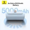 Батарея универсальная Baseus Compact 4900mAh 20W Lightning, White (PPWC05I) (P10068304212-00) изображение 3
