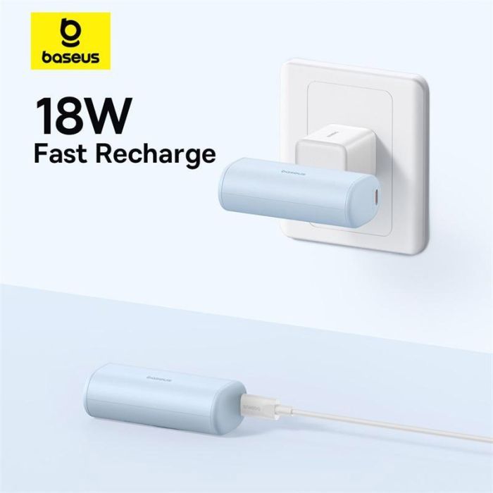Батарея универсальная Baseus Compact 4900mAh 20W Lightning, Black (PPWC05I) (P10068304112-00) изображение 7