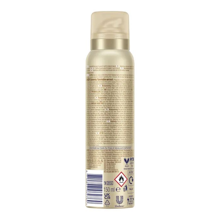 Автозасмага Dove Body Love Summer Revived Мус для тіла Від світлого до середнього 150 мл (8710847962769) зображення 2