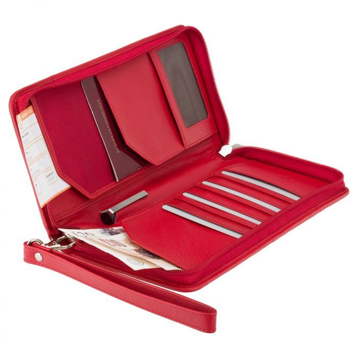 Портмоне Visconti Дорожнє 1157 Red (1157 RED) зображення 4