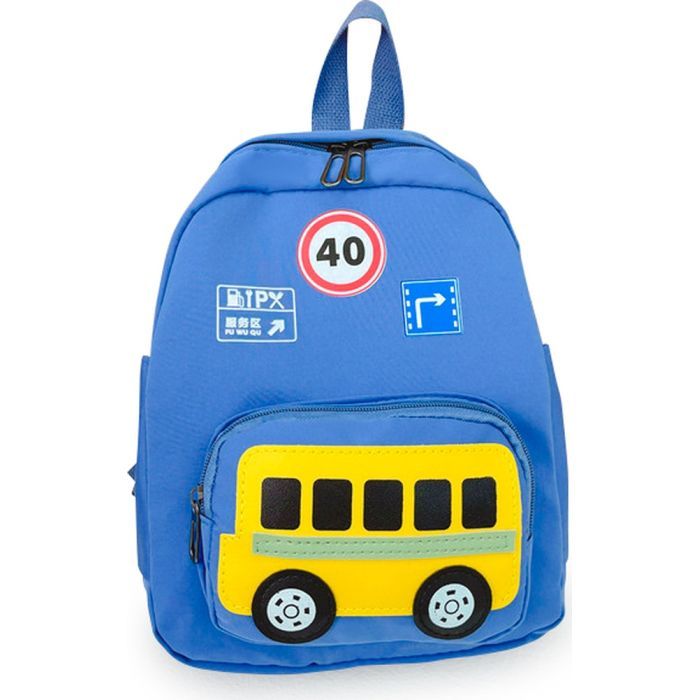 Рюкзак дитячий Evo-kids Small Bus Blue (2418-7 Blue Bus)