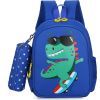 Рюкзак детский Evo-kids Small Dino Skate Blue (2418-24 Blue Dino Skate)
