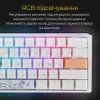 Клавиатура Ducky One 3 Mini Cherry MX Red RGB UA USB White (DKON2161ST-RUAPXPWWWSC1) изображение 3